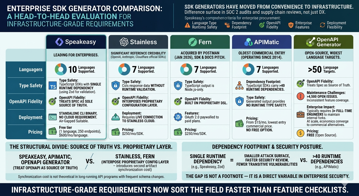 The SDK Generator Benchmarks